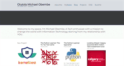 Desktop Screenshot of olutolaobembe.com